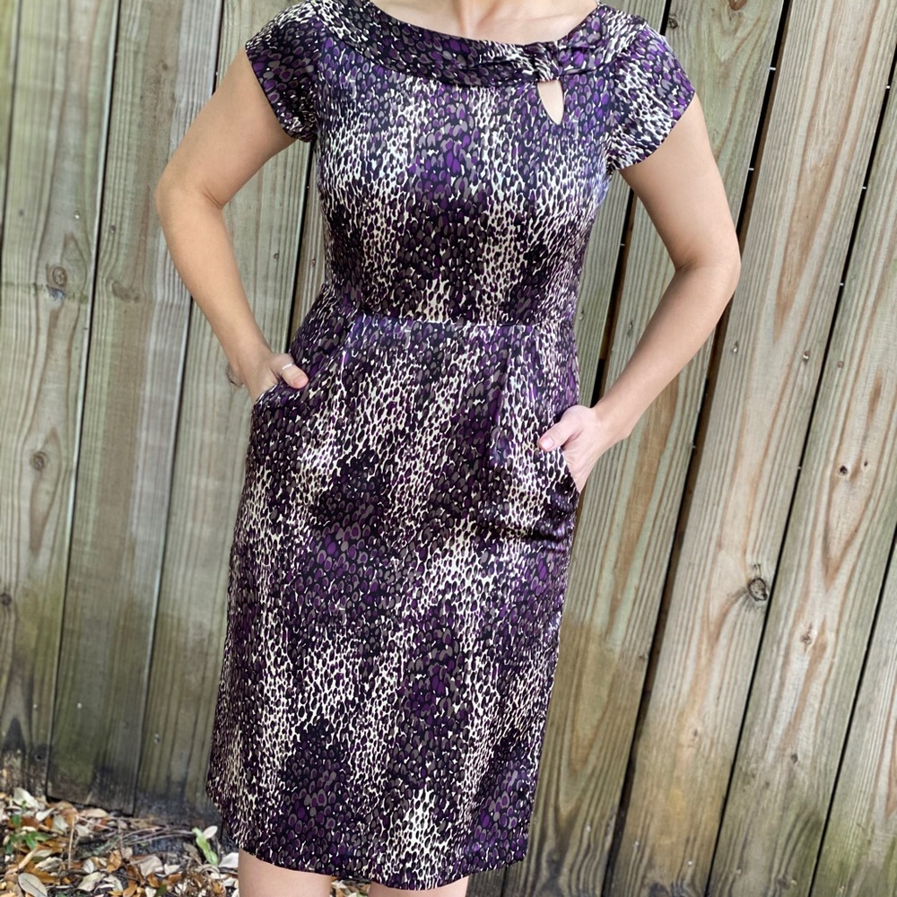 Nanette Lepore leopard print dress